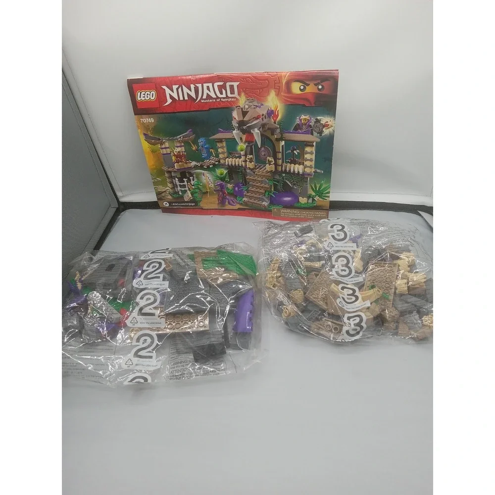 LEGO NINJAGO Enter the Serpent 70749 In 2015 U Retired Not Complete Read Bag 2&3